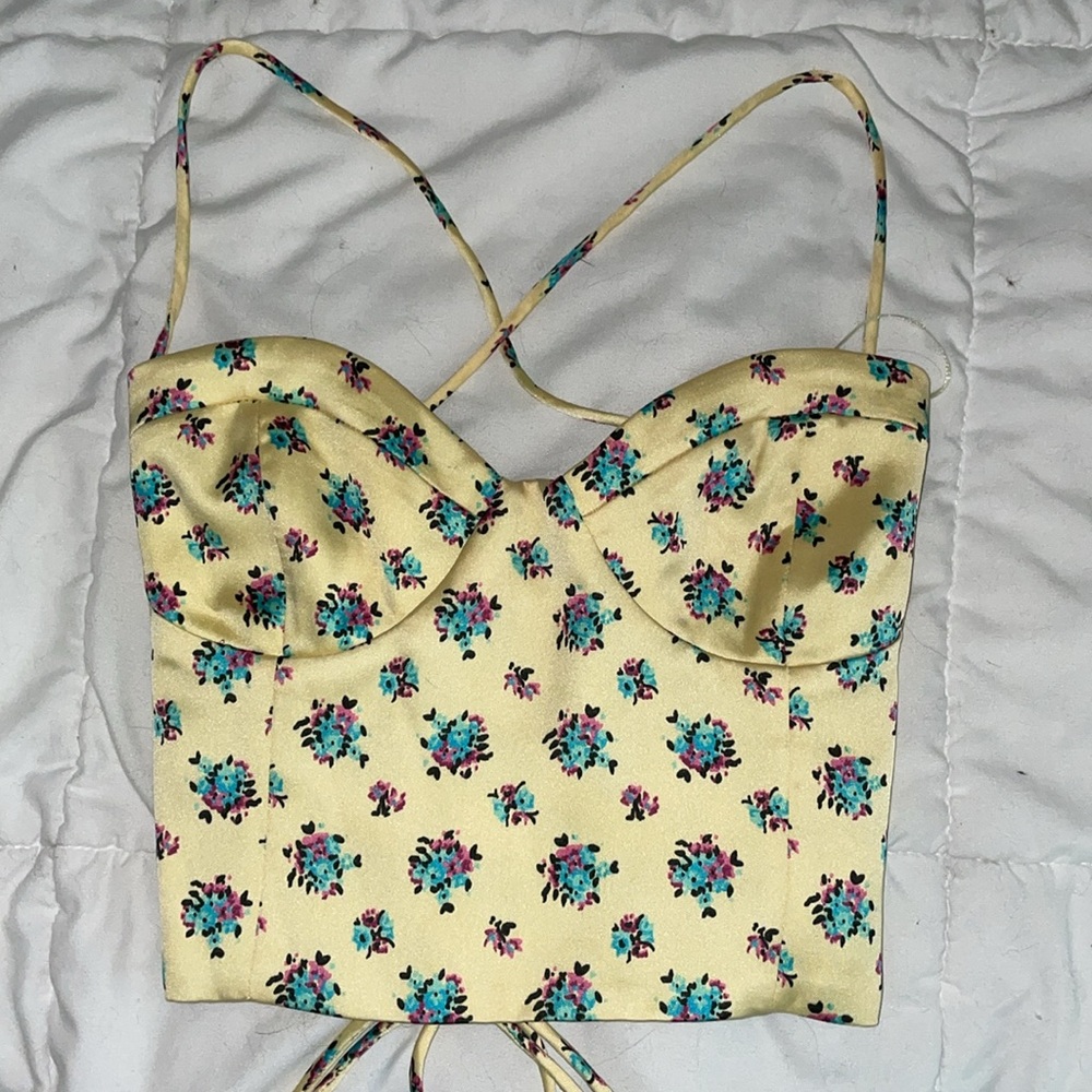 Zara corset top